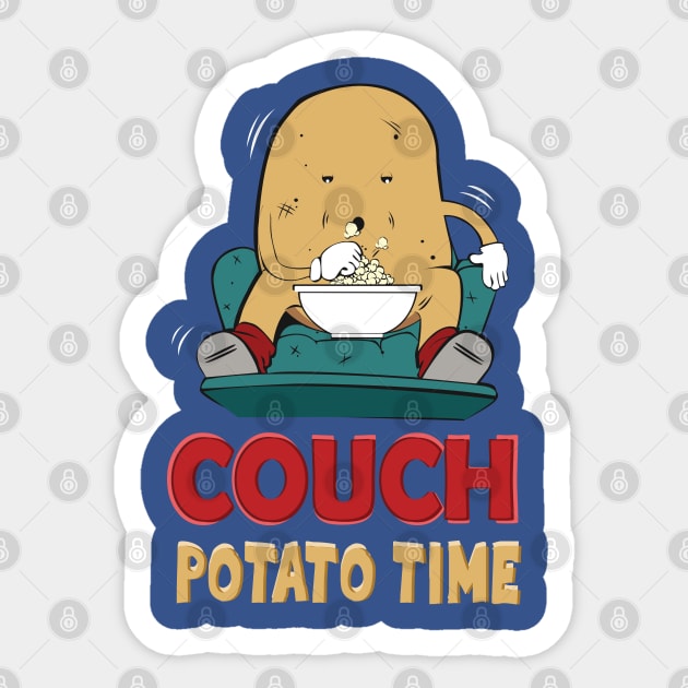 Couch Potato Time Sticker by CrissWild